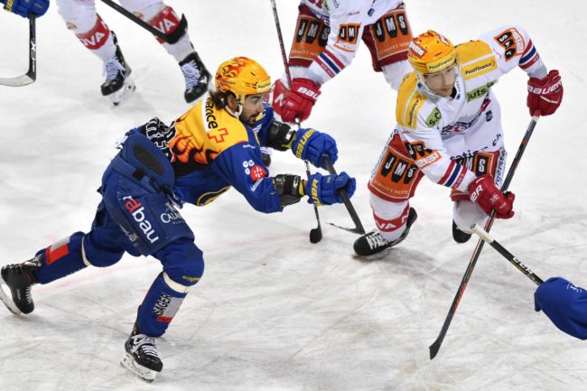 EISHOCKEY, 3. SPIEL, SPIEL 3, PLAYOUT, NATIONAL LEAGUE, MEISTERSCHAFT, SAISON 2018/19, HC DAVOS, HCD, SC RAPPERSWIL-JONA LAKERS,