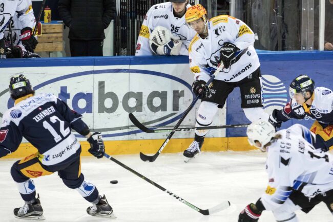 EISHOCKEY, NATIONAL LEAGUE, MEISTERSCHAFT, QUALIFIKATION, SAISON 2018/19, EV ZUG, EVZ, HC FRIBOURG GOTTERON, GOTTERON,