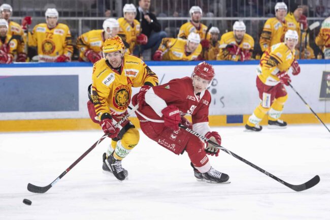 EISHOCKEY, 1. SPIEL, SPIEL 1, VIERTELFINAL, VIERTELFINALE, PLAYOFF, PLAYOFFS, PLAY-OFFS, NATIONAL LEAGUE, NL, MEISTERSCHAFT, SAISON 2018/19, HOCKEY SUR GLACE, LAUSANNE HC, LHC, SCL TIGERS,